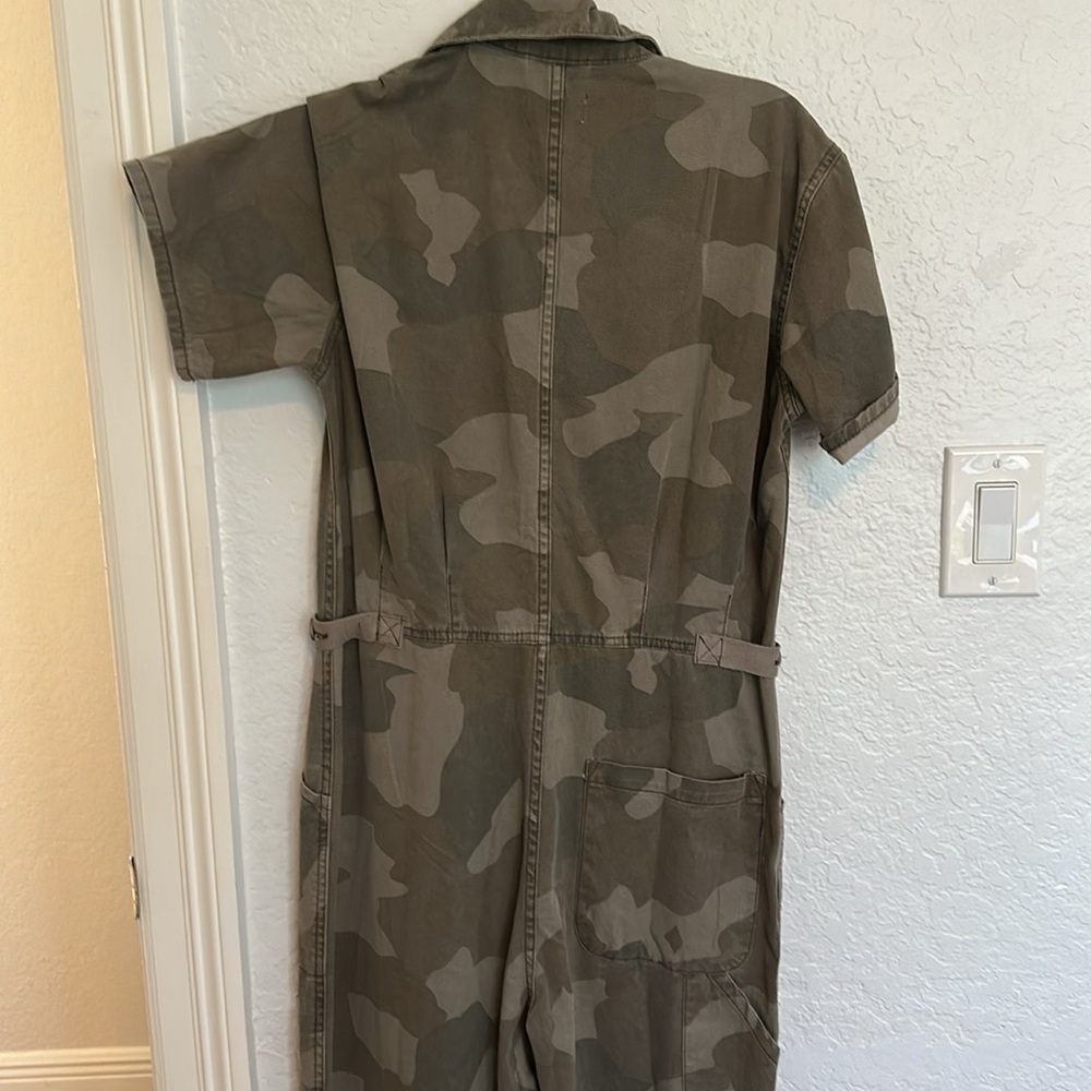 Pistola Grover Tan Brown Jumpsuit Utilitarian Style NWT - Picture 8 of 8